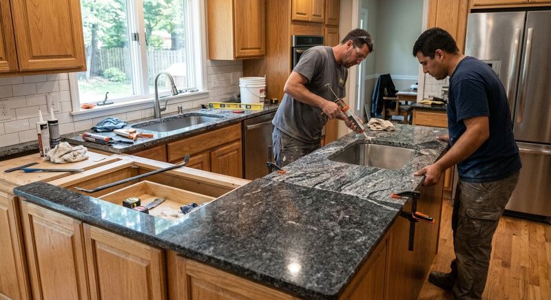 Kitchen Countertop Installation in Lake County, IL