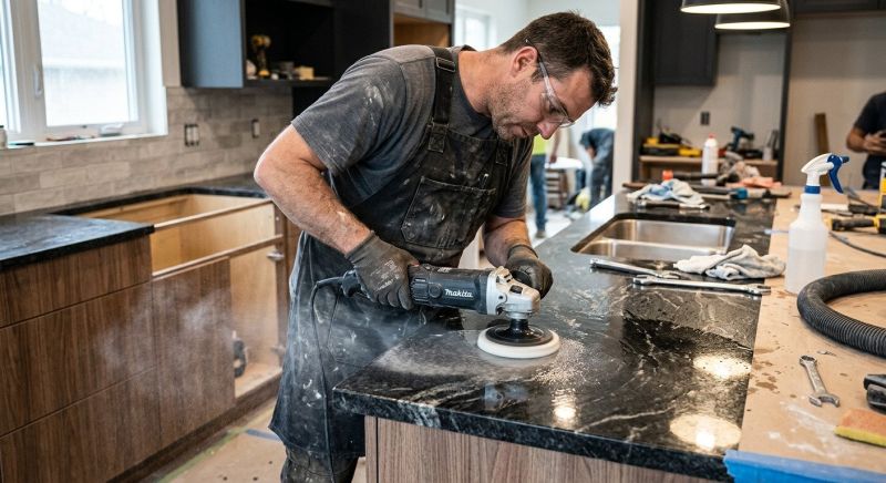 Marble Countertop Polishing in Sacramento, CA