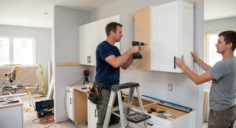 Vanity Cabinet Installation in Bloomington, IN