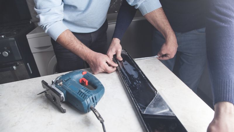 Craftsman measuring and marking